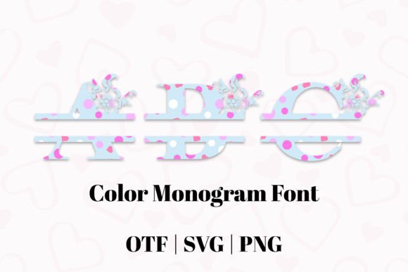 Blossom Monogram Blue: Elevate Your Designs with Floral Typography
