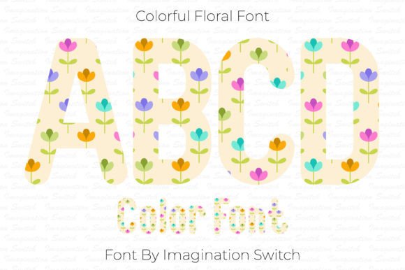 Colorful Floral: Elevate Your Designs with Vibrant Typography