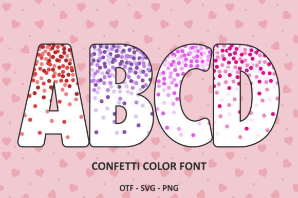 Confetti Color: Vibrant Typography for Celebratory Design