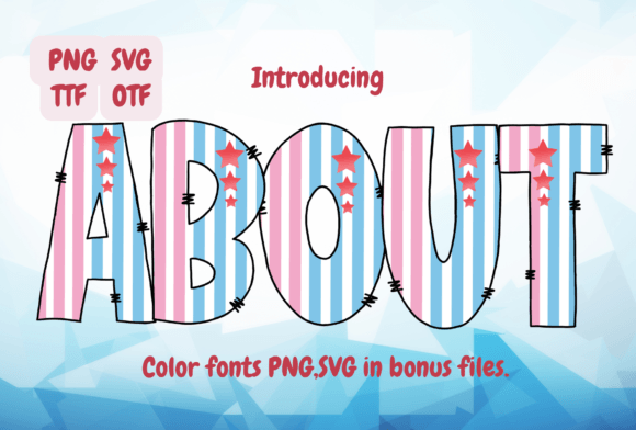 Discover About: A Joyful Color Font for Modern Design