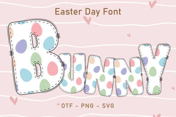Easter Day Bunny: A Festive Font for Spring Design