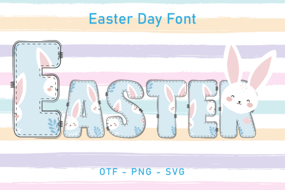 Easter Day Easter: A Festive Color Font for Spring Design