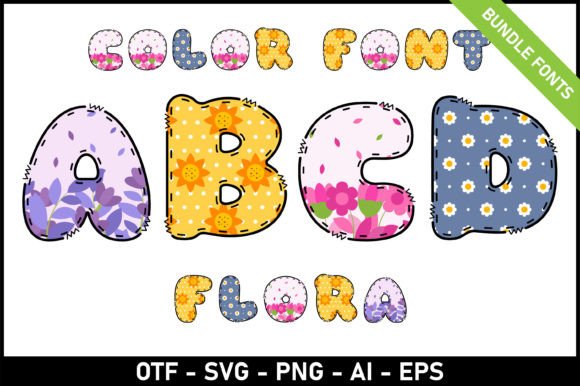 Flora Bundle: Whimsical Typography for Creative Designs