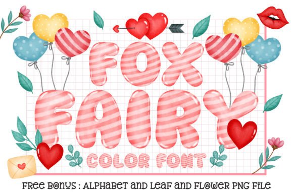 Fox Fairy: A Color Font for Charming Visual Design