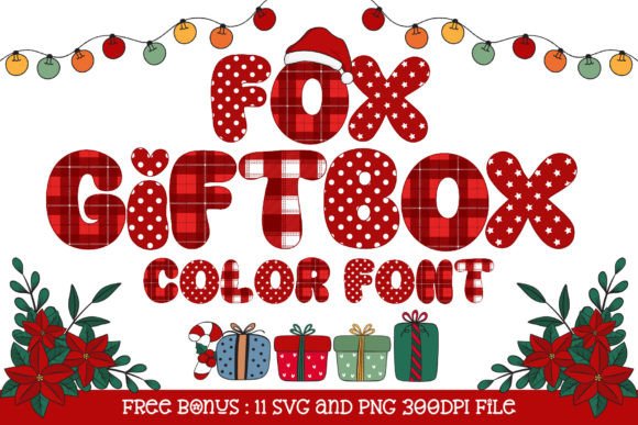 Fox Giftbox: Elevate Your Designs with Festive Typography