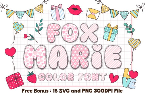 Fox Marie: A Playful Color Font for Creative Design