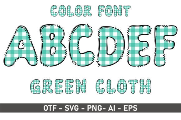 Green Cloth: A Playful Font for Creative Design