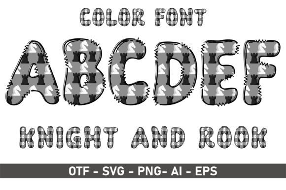 Knight and Rook: A Playful Font for Creative Design