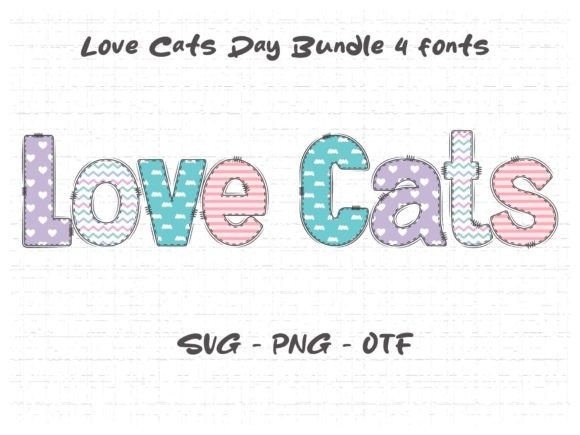 Love Cats: A Color Font with Charming Personality