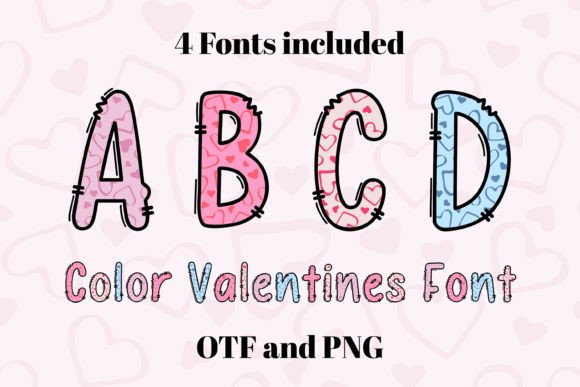 The Art of the Doodle: Elevating Valentine's Design with Colorful Typography