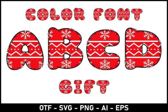 The Gift Font: A Playful Asset for Creative Design