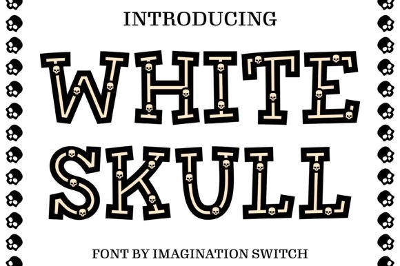 White Skull: A Bold Typographic Choice for Modern Design